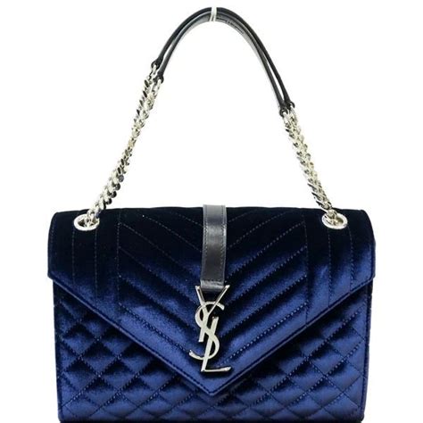 ysl blue velvet clutch|white YSL clutch review.